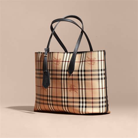 burberry reversible tote sale|burberry haymarket check tote.